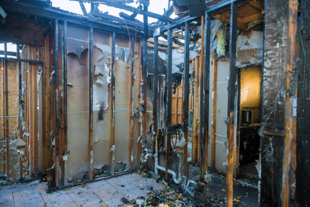 Professional Fire Damage Repair technician working in Northfield, OH